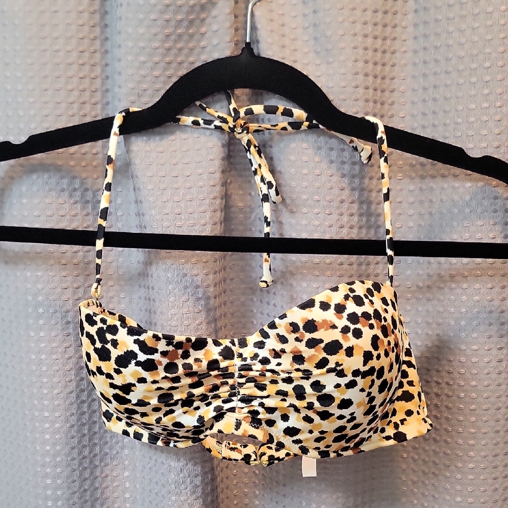 Victoria's Secret Strapless Halter Bikini Top Size 34C